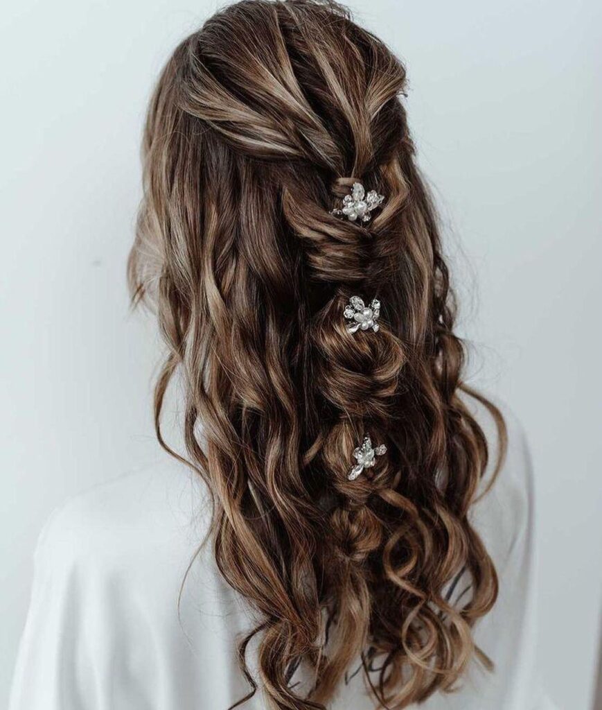 Twisted Half Up with Accessories