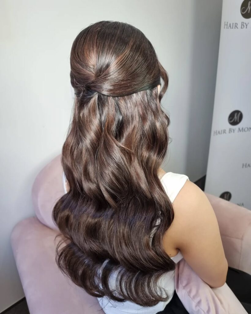 Smooth Twist Half Up