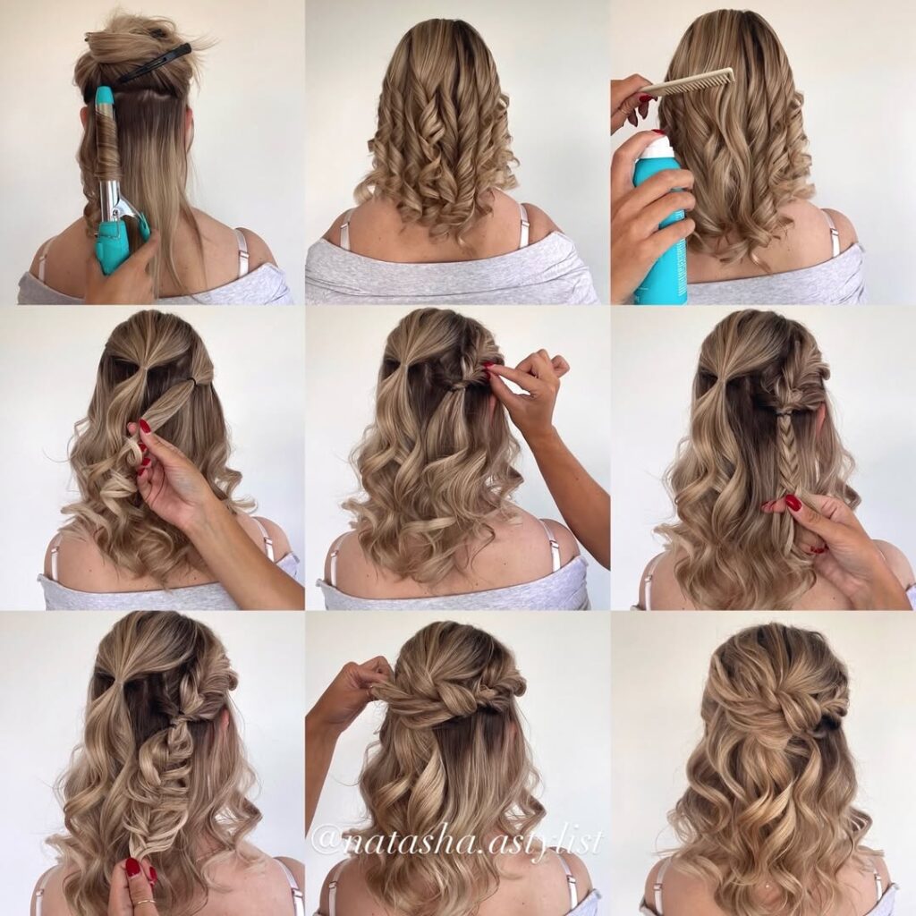 Braided Half Up